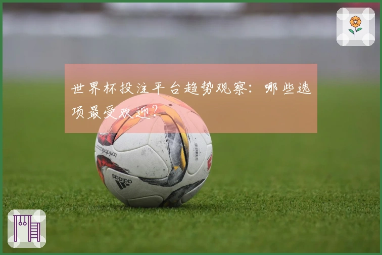 世界杯投注平台趋势观察：哪些选项最受欢迎？