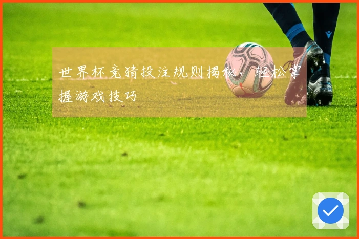 世界杯竞猜投注规则揭秘，轻松掌握游戏技巧